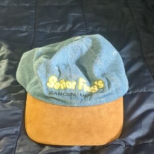 Señor Frog's Cancun, Mexico Hat Denim Leather Strap